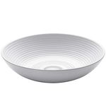 Kraus KCV-203GWH Ceramic Above counter Round Bathroom Sink, 16.5 x 16.5 x 4.38 inches, White