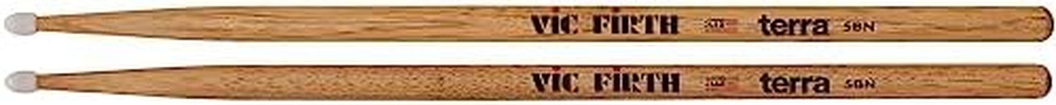 Vic Firth American Classic 5BTN Terra Wood Sticks, Nylon 4 Pair Value Pack (P5BTN4PK)