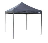 All Seasons Gazebos 2.5x2.5m Pop Up | Heavy Duty, Fully Waterproof High-Grade Materials (Black)