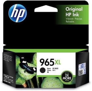 HP 965XL Genuine Original High Yield Black Ink Printer Cartridge works with HP OfficeJet Pro 9010 All-in-One Printer series, HP OfficeJet Pro 9020 All-in-One Printer series - (3JA84AA)