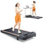 Walking Pad Treadmill with Incline-Under Desk Treadmill-2.5HP Treadmills for Home-Compact Portable Jogging Walking Treadmill Pad 300lbs