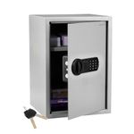 Amazon Basics Digital Safe with Electronic Keypad Locker for Home, Gross Capacity - 58L (Net - 51L), Grey