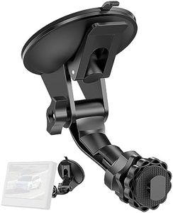 Pixelman Backup Camera Monitor Mount,(7/9 inch) Large Dual Suction Cup Reverse Camera Monitor Mount,Windshield Holder for Rear View Monitor,Car Display Monitor Bracket for RVs,Trucks,Vans