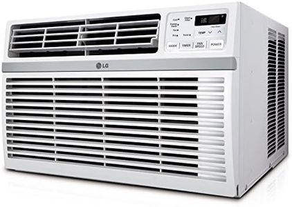 LG 15,000 BTU Window Air Conditioner, Cools 800 Sq.Ft. (20' x 40' Room Size), Quiet Operation, Electronic Control with Remote, 3 Cooling & Fan Speeds, Auto Restart, 115V
