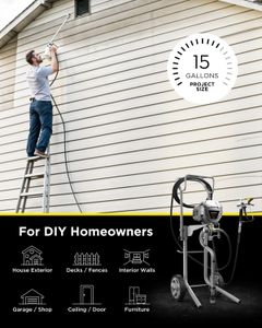 InoKraft MaXpray M3 Airless Paint Sprayer – High Efficiency