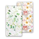 Baby Floral Diaper Changing Pad Cover Cradle Mattress Sheets, Infant Stretchy Fabric Changing Table Cover Changing Mat Cover Baby Nursery Diaper Changing Pad Sheets 32''X 16'' (Green+Floral)