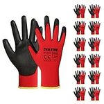 DULFINE Safety Work Gloves PU Coate