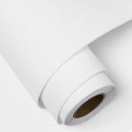 FunStick 40cmx6m White Contact Paper Self Adhesive Velvet Flocking Liner for Jewelry Drawer Liner Soft White Velvet Felt Fabric Wallpaper Peel and Stick Shelf Liner Roll for Dresser Cabinets Walls