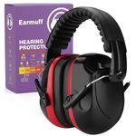 DECOVETTE Ear Protection Noise Cancelling Ear Muffs, Noise Reduction Earmuffs with Adjustable Fit, Ear Defender for Noise Reduction, Sound Protector for Ears, Ear Safety Protection for Work & Study