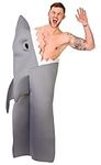 Wicked Costumes Adult Funny Shark Fancy Dress Costume - One Size