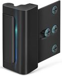 Home Security Door Reinforcement Lock - Child Proof High Security Door Lock Front Door Locks for Kids Safety Withstand 800 lbs Top Door Latch Lock Flip Door Guardian for Inward Swinging Inside Door