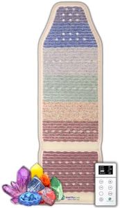 HealthyLine Rainbow Infrared Gemstone Heating Chair Mat, 57 x 18