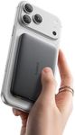 Baseus Picogo Magsafe Portable Charger, Qi2 Certified 0.5" Ultra Slim 15W Wireless Power Bank, 10000mAh 27W Fast Charging Magnetic Battery Pack with USB-C for iPhone 16/15/14/13/12 Series Only