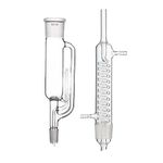 Deschem 500ml,24/40,Glass Soxhlet Extractor,Graham Coil Condenser & Body,Lab Glassware Kit