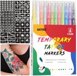 ANTIKE Tattoo Markers For Skin,12 C