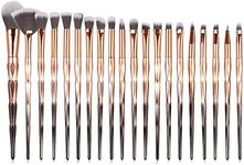 Eye Brush Set, 20 pcs Unicorn Eyeshadow Eyeliner Blending Crease Kit Makeup Brushes Make Up Foundation Eyebrow Eyeliner Blush Cosmetic Concealer Brushes