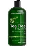 New York Biology Tea Tree Body Wash - Helps Nail Fungus, Athletes Foot, Ringworms, Jock Itch, Acne, Eczema & Body Odor, Soothes Itching & Promotes Healthy Skin and Feet - 236 ml