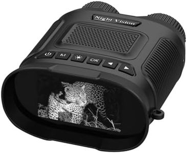 8x Digital Zoom Night Vision Binoculars - 300m Viewing Range, 4K Image & 2.5K Video, Waterproof, 8+ Hours with IR - for Hunting, Camping & Wildlife Observation