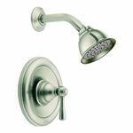 Moen T2112EPAN Kingsley Posi-Temp Shower Trim Kit Without Valve, Antique Nickel