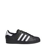 Adidas mens adidas Originals Men's Superstar Sneaker, core black/ftwr white/core black, 4 US