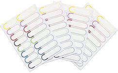 64pcs Baby Bottle Labels for Daycare,Waterproof Name Labels for Kids,Self-Laminating Write-On Waterproof Dishwasher Safe Self-Adhesive Label Stickers for School,Home Kitchen,Office Supplies