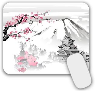 AOKSUNOVA Tapis de Souris Japonais avec Motif de Bureau Petit Design 240 x 200 mm