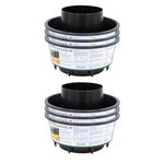 Gardening Naturally Tomato Grow pot for Growbags Black (Pack of 6)