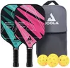 JOOLA Ben Johns Pickleball Set - Made with Reinforced Fiberglass and Honeycomb Polypropylene - Includes 2 Paddles, 4 Balls, and JOOLA Pickleball Bag