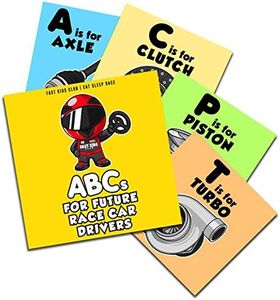 ABC's For Future Race Car Drivers Alphabet Book (Baby Book, Children's Book, Toddler Book)