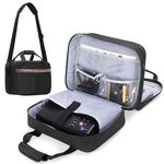 YARWO Tattoo Kit Travel Bag, Double-layer Tattoo Supplies Carrying Case for Tattoo Stencil Printer, Tattoo Ink Organizer for 24 Bottles, Tattoo Guns, Tattoo Equipment and IPAD, Black (PATENT DESIGN)