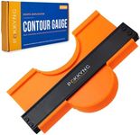 Pakkyng Contour Gauge Tool with Lock (10 Inches) - Angle Measuring Tool - Super Gauge Shape Duplicator - Corner Measuring Tool for Odd Shapes - Profile Gauge Tool - Woodworking DIY Tool for Dad