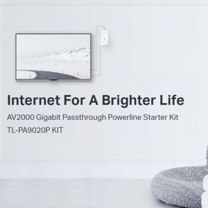 TP-Link Powerline Adapter Kit – Dual Gigabit Ports, Home Network Expansion