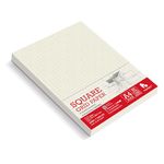 PaperO A4 Unpunched Loose Leaf Square Grid Sheet/Grid Paper | 80 GSM | 100 Sheets | A4 (21 x 29.7 cm) | Ideal for Artists & Designers