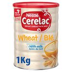 Cerelac Wheat Infant Cereal with Milk 1 kg | from 6 months+ | Baby Cereal