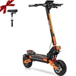 ZSNAKE Adults Electric Scooter 60V/2800W High Power Motor 60V/15Ah Battery Up to 33 MPH& 35 Miles Range11 Off-Road Tires Disk Brake Folding Sports Electric Scooter for Teens Daily Commuting