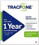 Tracfone 1 Year of Service and 400 Minutes