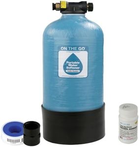On The Go Portable Water Softener, 16,000 Grain Capacity, Double Softener, Standard Head, Made in USA