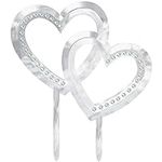 Silver Twin Hearts Electroplated Pl