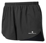 Ronhill, Men's Core Racer Short, Running, Black/Bright White, M