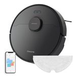 dreame D9 Max Robot Vacuum and Mop Combo, Lidar Navigation Robot Vacuum Sweep and Mop 2-in-1, 4000Pa Strong Suction Power, 150min Runtime, Compatible with Alexa, Map for Carpet, Hard Floor