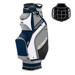 ULTIMATE Golf Cart Bag, 14 Way Top Dividers Golf Carry Bag w/Pockets & Umbrella Holder, Portable Golf Club Bag w/Soft Shoulder Strap & Rain Hood, Lightweight Golf Bag for Women & Men (Navy)