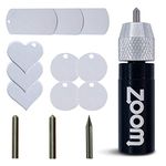 Silhouette Cameo 4 Engraving, Embossing, & Etching Tool; 3 in 1 Silhouette Etching Starter Kit for use in Silhouette Cameo 4, Cameo 4 Pro, and Cameo 4 Plus by Zoom Precision