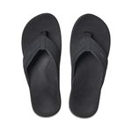 Reef Men's Ortho-spring Flip Flop, Black, 9 UK