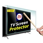 JBM MART® 65 Inch TV Screen Protector - Tempered Glass Guard, 9H Hardness, Scratch resistance, Crystal Clear