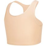 GCTBL Chest Binder for Transgender FTM Women Tomboy Cosplay (K, M) Nude