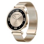 HUAWEI WATCH GT 4 Smart Watch for Women - Fitness Tracker Compatible with iOS & Android - 24H Health Monitoring including specific Women Health Management - Long Battery Life - 41MM Milanese Gold