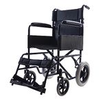 Muve Transit Wheel-chair 18 Inch, Foldable Wheelchair, Wheel Chairs For Adults Ideal To Put In The Trunk