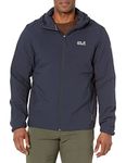 Jack Wolfskin mens Jwp Atmos Jkt Jacket, Night Blue, Large US