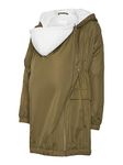 MAMA.LICIOUS Women's Mllisa Bw 3-in-1 Jacket A. Maternity, Dark Olive, M