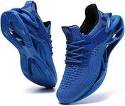 SKDOIUL Men Sport Running Sneakers Tennis Athletic Walking Shoes mesh Breathable Comfort Fashion Runner Gym Jogging Shoes Light Blue Size 10.5